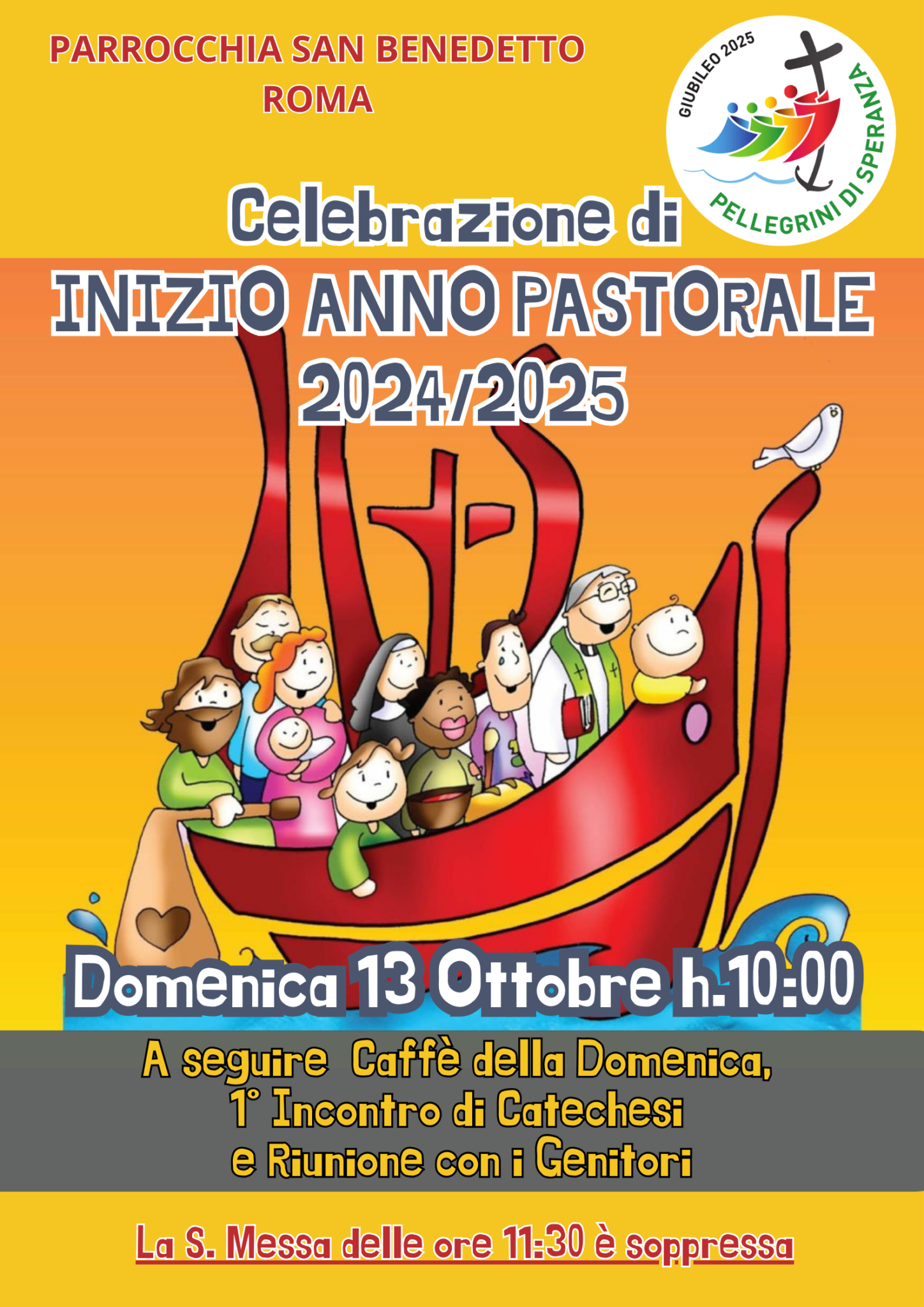 Domenica 13 Ottobre 2024 A San Benedetto inizia il nuovo Anno Pastorale ...